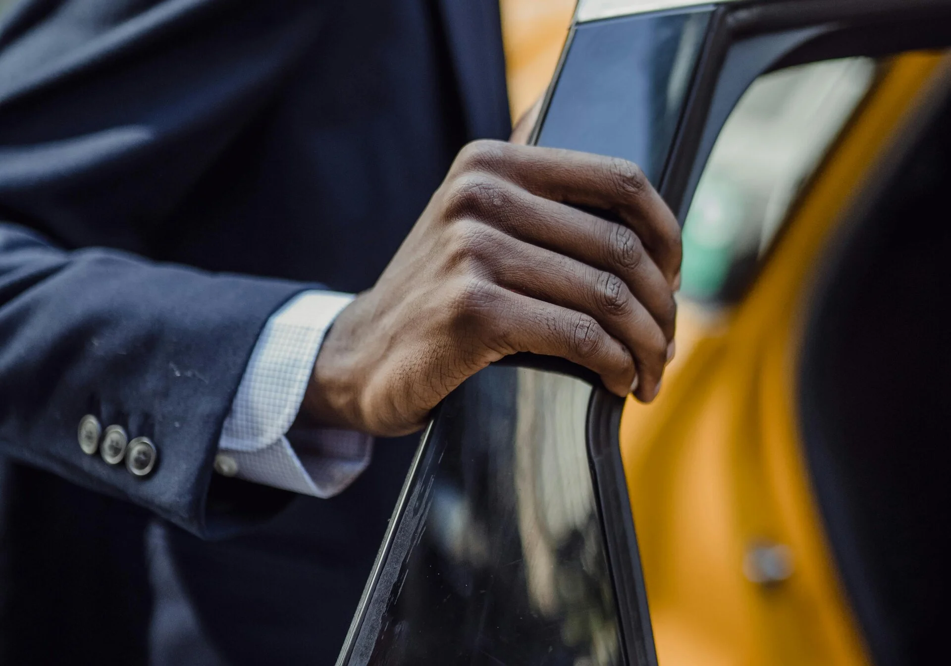 Luxury vehicle interior detail