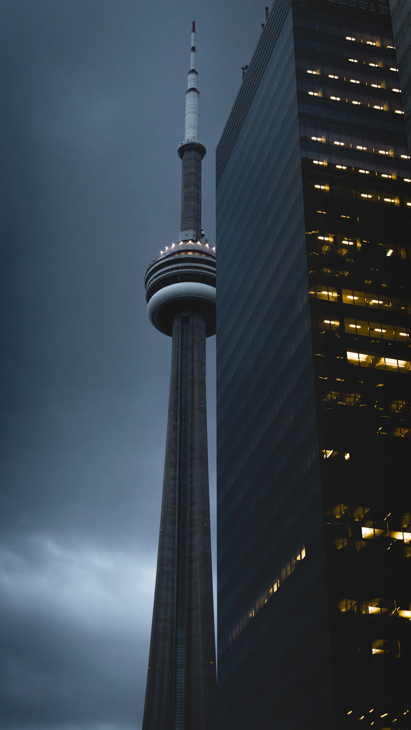 Toronto at night for concerts and events